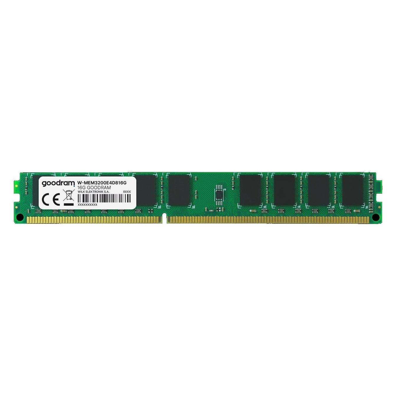 Goodram 16GB 3200MHz ECC UDIMM W-MEM3200E4D816G (1 x 16GB, 3200 MHz, DDR4-RAM, DIMM) (W-MEM3200E4D816G)