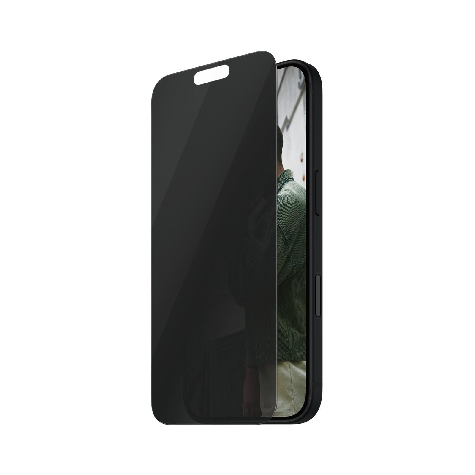 PanzerGlass™ SAFE. by PanzerGlass® Privacy Displayschutz für iPhone 16 & 15 - Ultra-Wide Fit BULKSAFEP95875