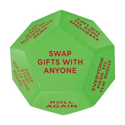 Large Exchange Dice For Xmas, Santa Swap Gift Exchange Family Game Large Exchange Dice For Xmas, Santa Swap Gift Exchange Family Game