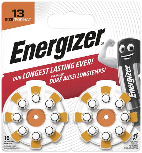 Energizer Knopfzelle ZA312 1.45V 16 St. Zink-Luft ENR EZ Turn & Lock (312)