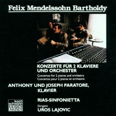 Anthony & Joseph Paratore - Konzert für 2 Klaviere und Orchester - Preis vom 16.10.2026 11:41:07 h