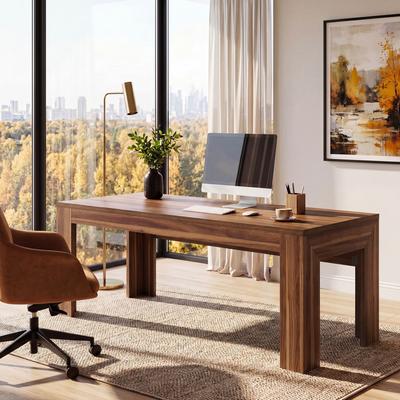 1Easylife 63-Inch Modern Office Desk, Executive Desk with Large Tabletop