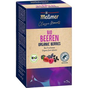 Meßmer Tee Classic Moments Beeren, BIO, Früchtetee, 45 g, 18 Beutel