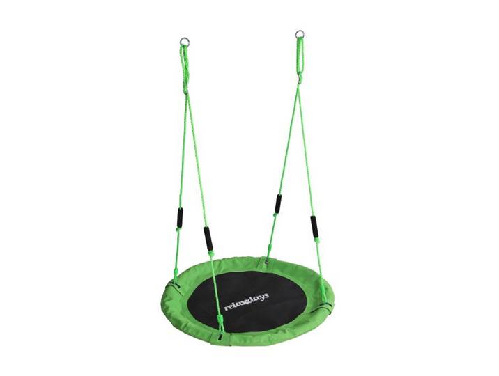 Relaxdays Nestschaukel Kinder Schaumstoffgriffe