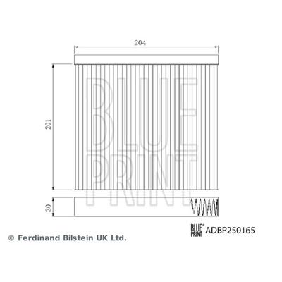 BLUE PRINT Filter, Innenraumluft adbp250165 für TANK GREAT WALL