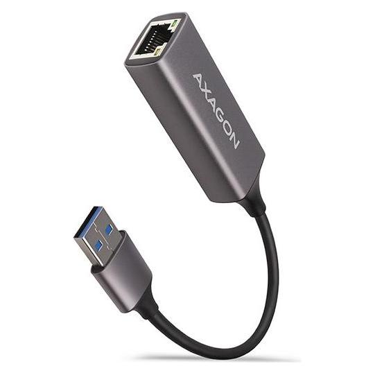 Axagon ADE-TR Gigabit Ethernet 10/100/1000 Adapter - USB 3.1 Typ A, Titangrau (USB 3.1, RJ45 (1x)) (ADE-TR)