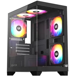 xyz Titanio Vista Leggera (mATX), PC Gehäuse, Schwarz