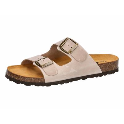 Pantolette LICO "Pantolette Alvaro Lady", Damen, Gr. 40, braun, Leder, Schuhe Pantolette