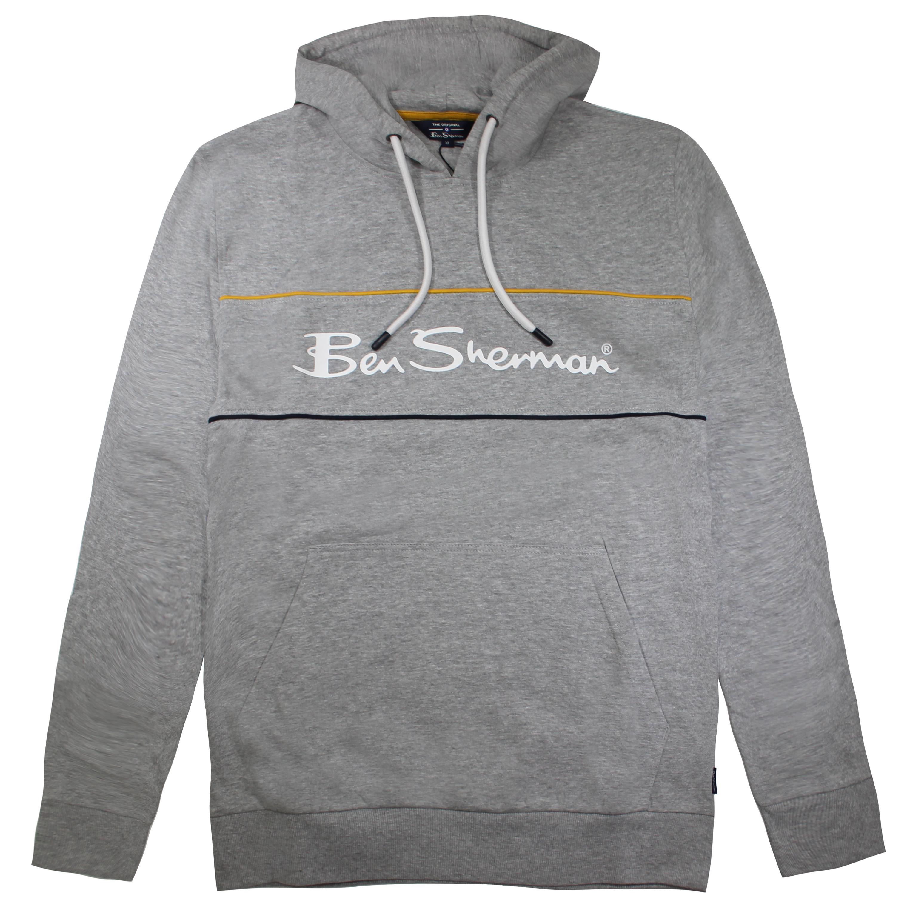 Ben Sherman Logo Heren Grijs Hoodie