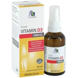 avitale VITAMIN D3 1000 I.E. Direkt-Spray 50 ml Spray