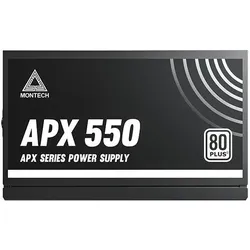 Montech Fuente De Alimentacion Atx Apx550 (550 W), PC Netzteil, Schwarz