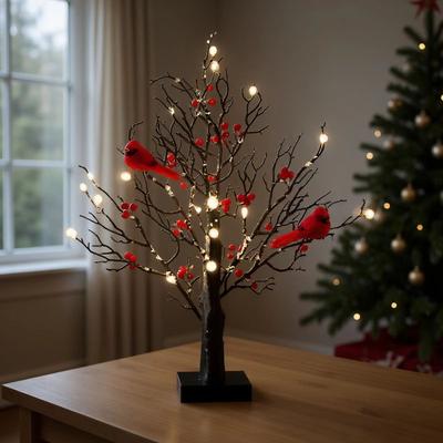 Inspired Finds Vintage Cardinal Lighted Birch Tree Lamp For Cozy Home And Christmas Decor Vintage Cardinal Lighted Birch Tree Lamp For Cozy Home And Christmas Decor