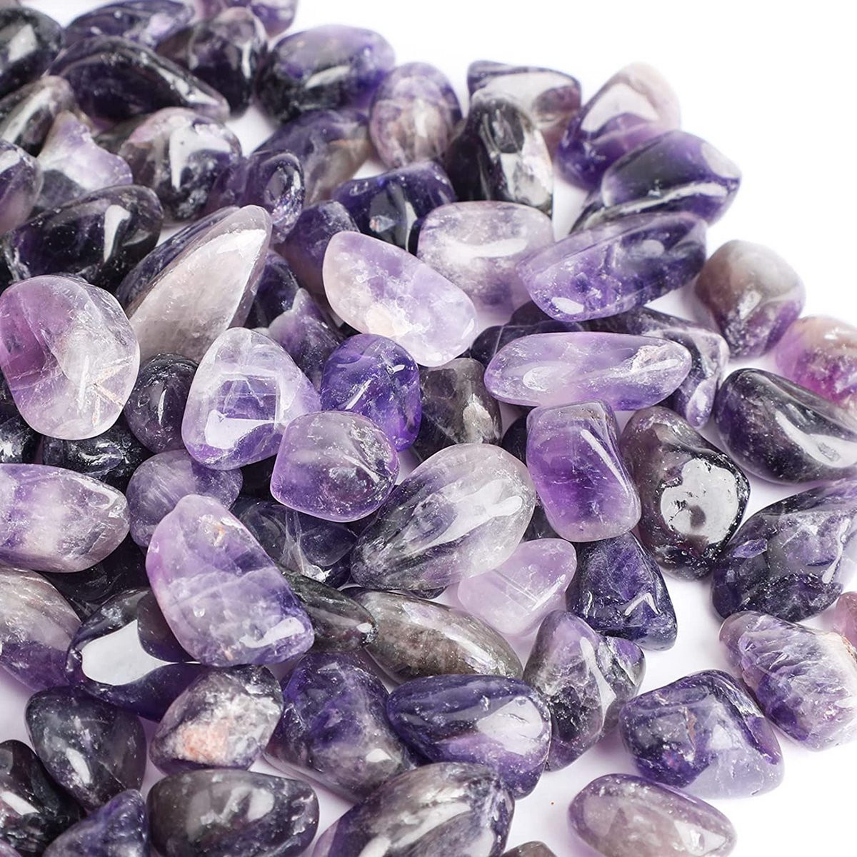Natuurlijke Amethist Kristallen Ruwe Steentjes 200g - Decoratie en Wellness