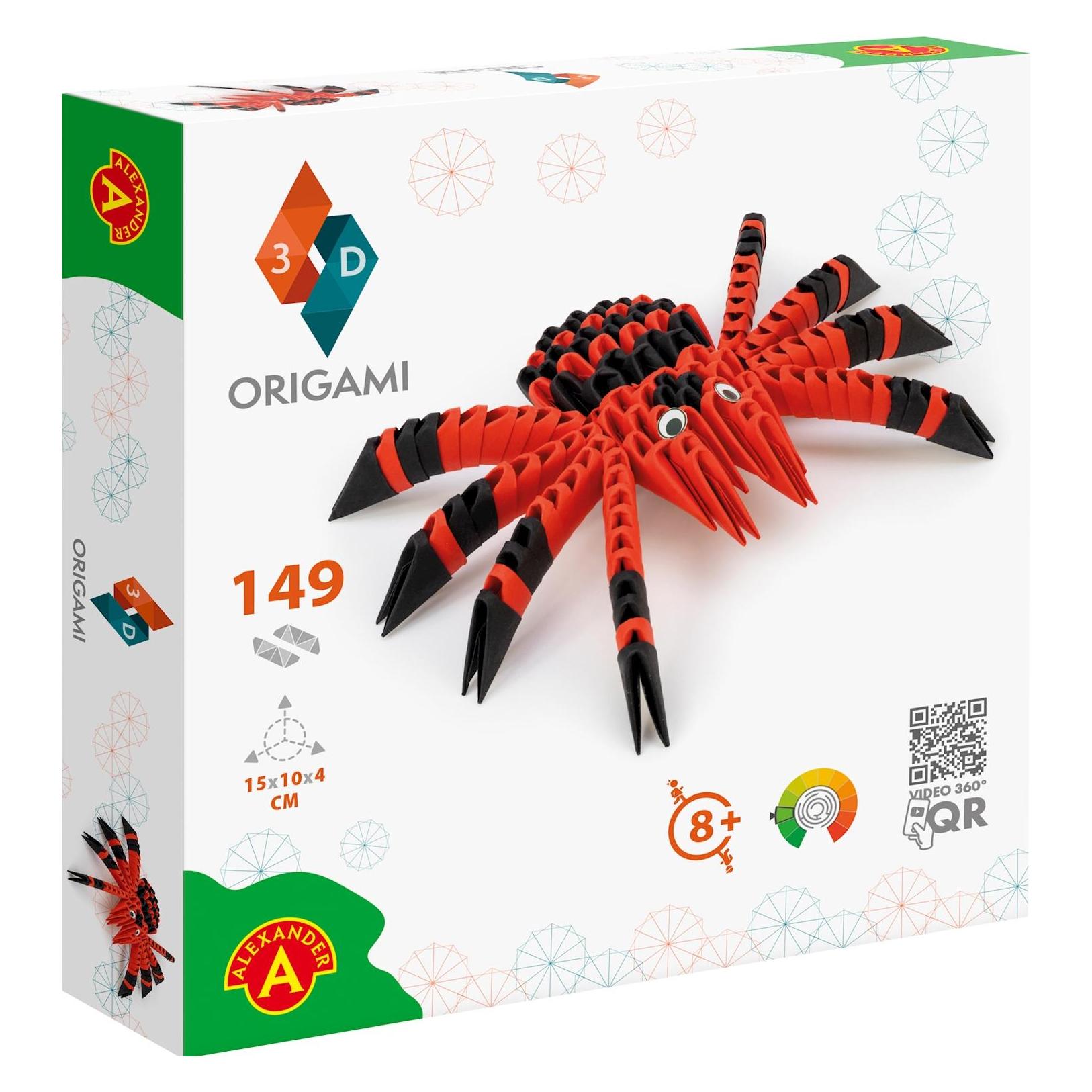 Selecta Spielzeug ORIGAMI 3D - Spinne, 149St. (501824)