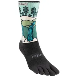 Injinji Herren Trail Midweight Crew Artist Designed bunt