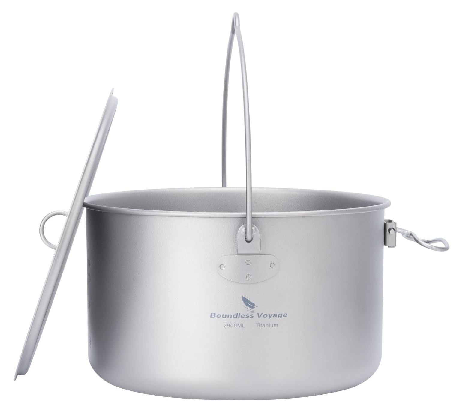 Merkloze Titanium Kookgerei Set voor Kamperen