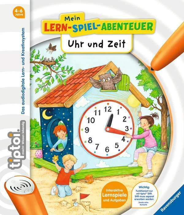 Ravensburger tiptoi Meine Lern-Spiel-Welt: Uhr und Zeit