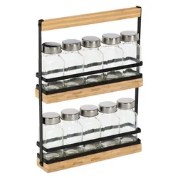 Zeller Present Gewürzständer-Set 11-tlg. - B/H/T ca. 4.70x30.00x22.70