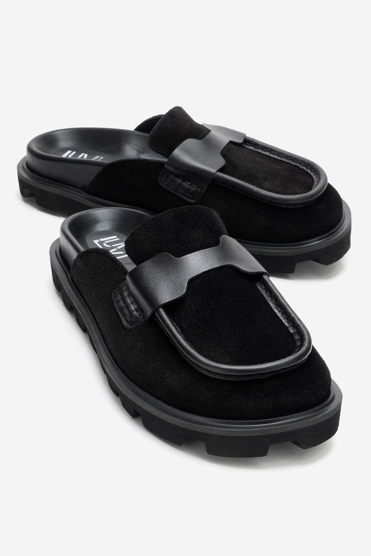 Vela Leder-Slipper
