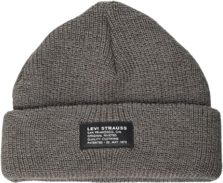 Gorro Levi'S® Cropped No Horse Pull Patch Gris