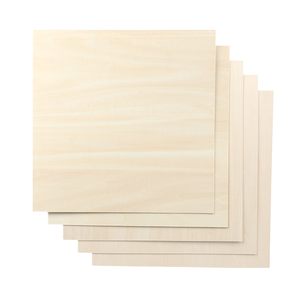 Snapmaker Basswood Sheet-A250 / 200x200x1,5mm / 5-pack 33046