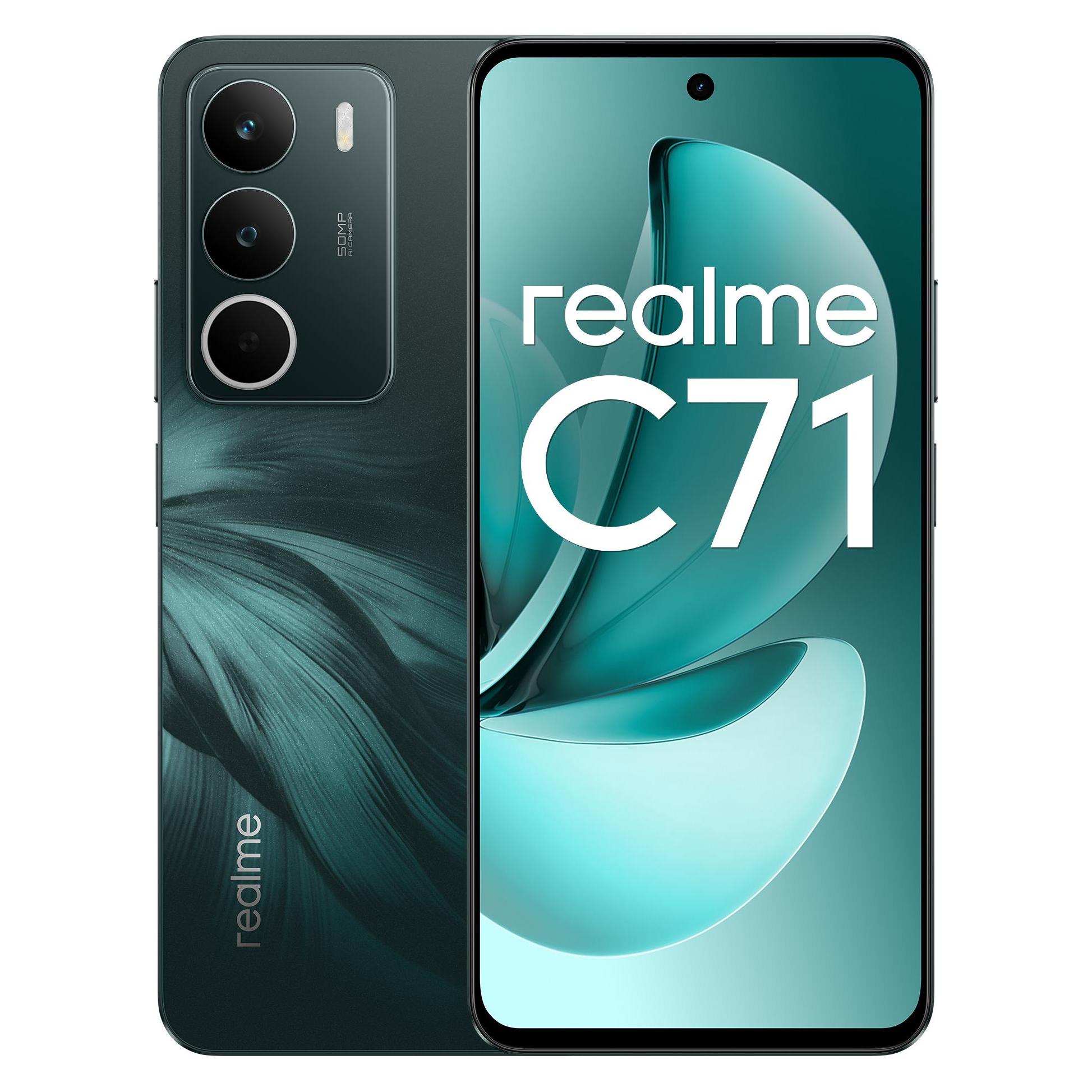 realme C71 4/256GB Forest Owl (256 GB, Forest Owl, 6.67", Dual SIM, 4G) (RLME_C71)
