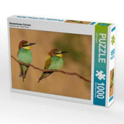 CALVENDO Puzzle Bienenfresser-Pärchen | 1000 Teile Lege-Größe 64x48cm Foto-Puzzle für glückliche Stunden