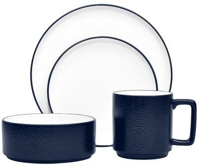 Noritake Colortex Stone 4-Piece Stax Place Setting, Service for 1