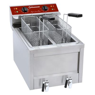 Elektro-Fritteuse 2 x 8 Lit. - TOP (FSM-2V5ET/S)