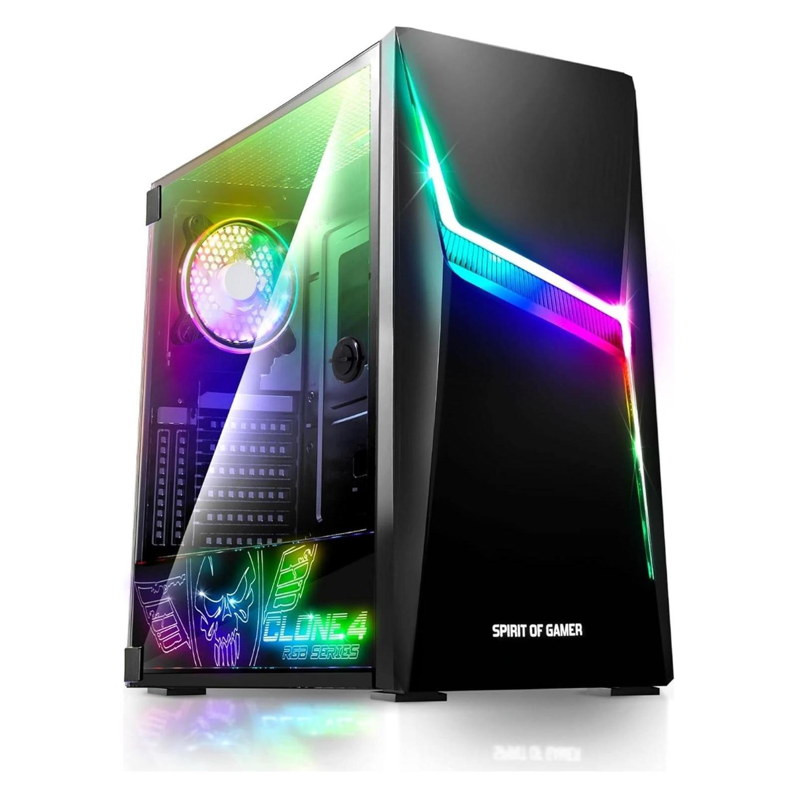 Spirit Of Gamer Boitier ATX 8902RA CLONE 4 (ATX, mATX, Mini-ITX) (CLONE)
