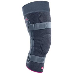 medi medi Kniebandage Genu pro Knieorthese extraw., silber, mit Silikonring & Haftband, Größe VII