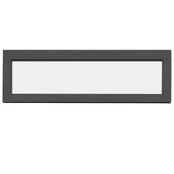 Fenster WEKA "für Gartenhäuser der Serie "Batu", grau (light grau), B:150cm H:45cm, Glas, Massivholz, Fenster, BxH: 150x45 cm, in verschiedenen Farben