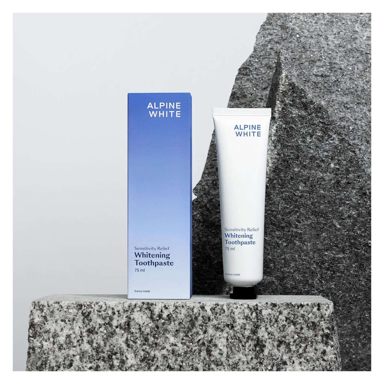 Alpine White Whitening Toothpaste Sensitivity Relief (75 ml) (044825)