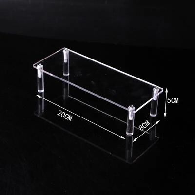 Inspire Essentials CrystalView Acrylic Display Riser Shelf For Collectibles And Desserts 24
