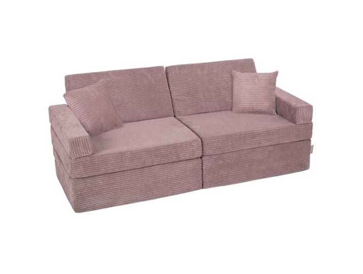 KiddyMoon Kindersofa aus Schaumstoff, Spielsofa für Kinder, Kindersessel, Sofa fürs Kinderzimmer, Kindercouch, Faltmatratze
