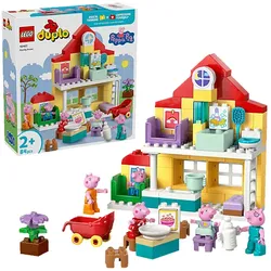 LEGO DUPLO Peppa Pig 10467 Familienhaus Bausatz, Mehrfarbig