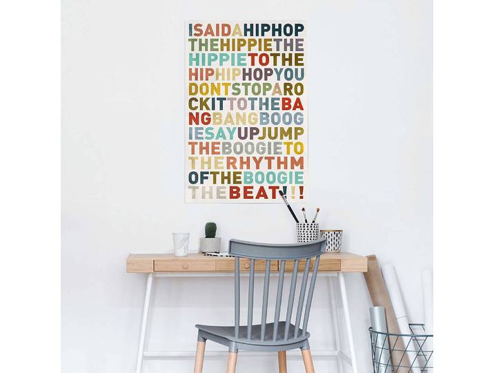 Poster I said a Hiphop Papier Multicolor 61 x 92 x 0cm