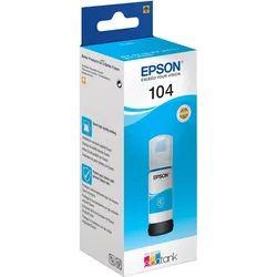 Epson Original EcoTank 104 Nachfülltinte - cyan (C13T00P240)