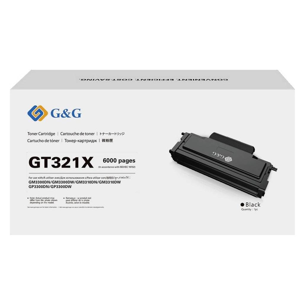 G&G Toner Schwarz 6000 Seiten GT321X (BK) (GT321X)