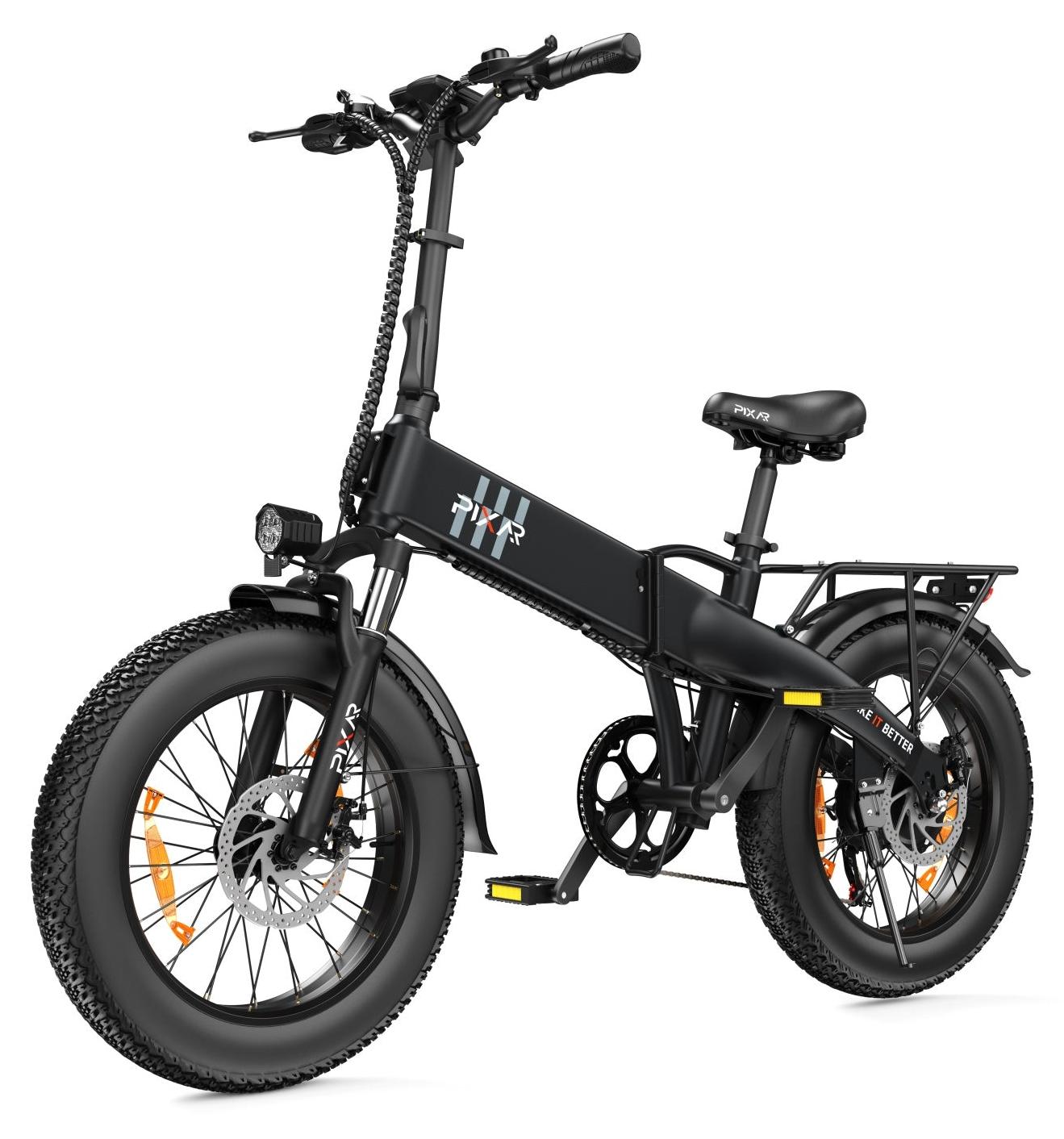 E-Bike Pixar F2 250W 48V15Ah Scheibenbremse - Schwarz