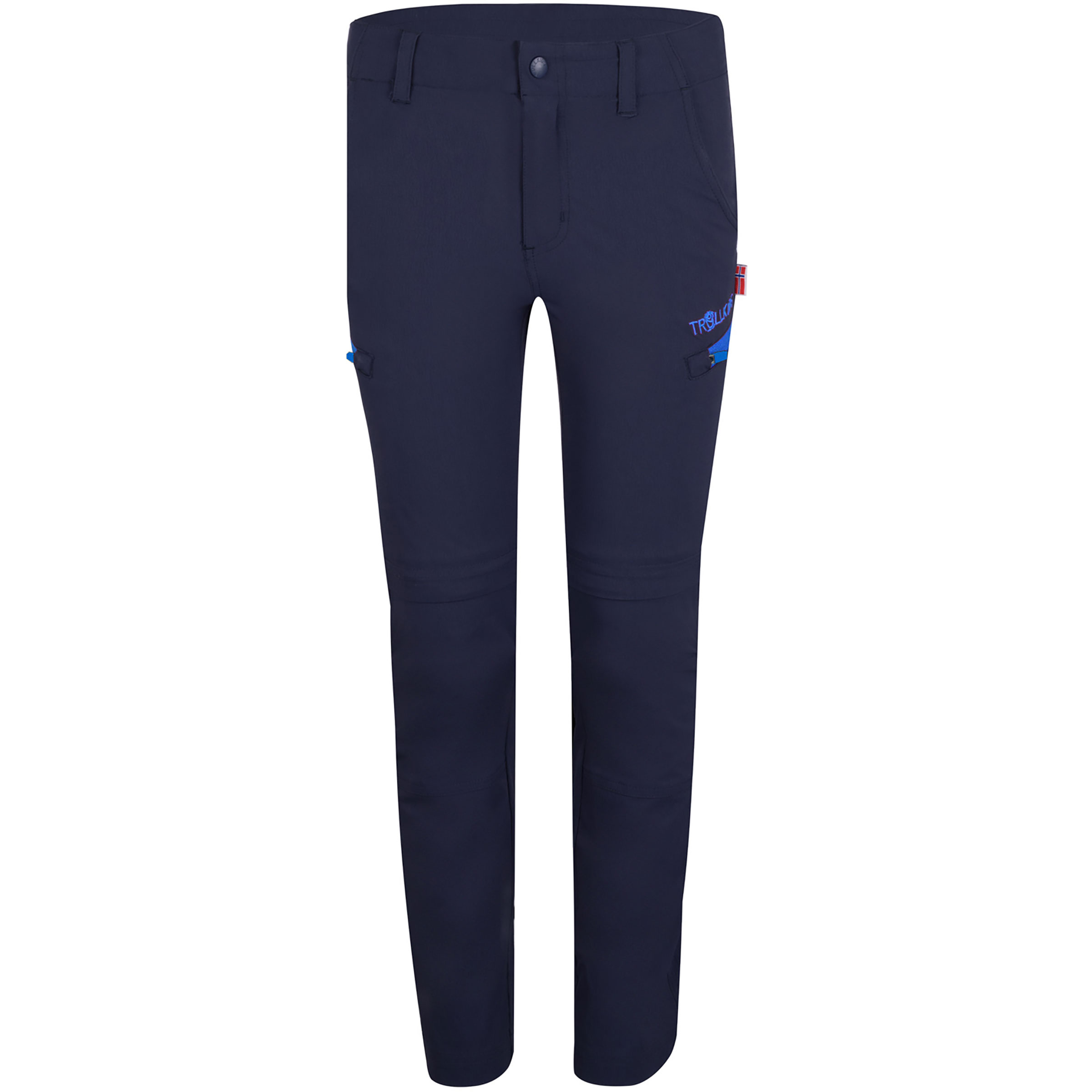 Trollkids Kjerag Zip Off Hose Kinder Zip-Hosen blau Größe 116 Trekking Widerstandsfähig