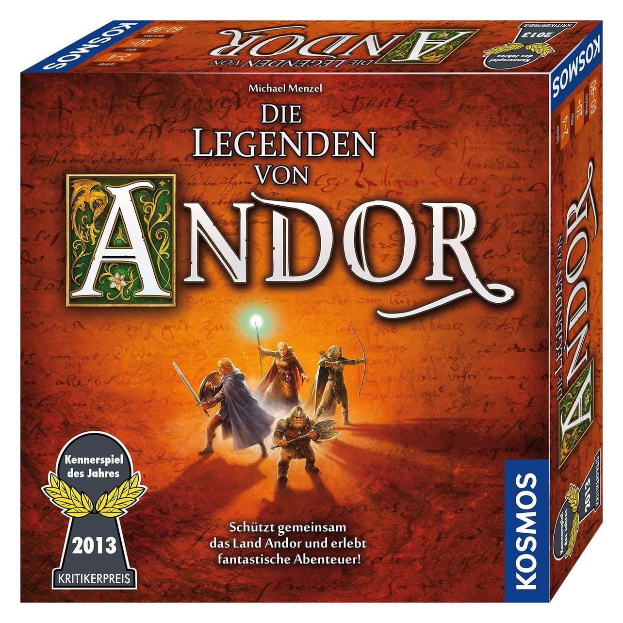 Kosmos Die Legenden von Andor (Deutsch, 2 - 4 Spieler) (691745)