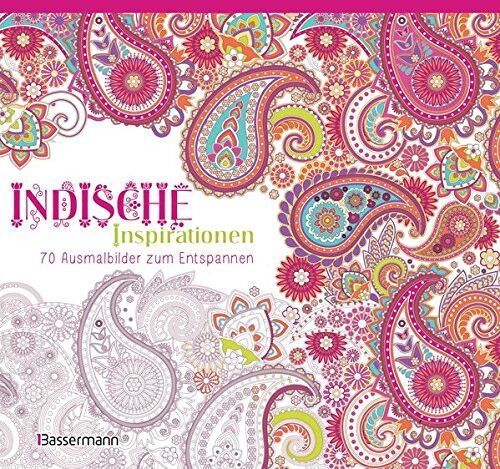 Indische Inspirationen: 70 Ausmalbilder zum Entspannen. Ausmalbuch für Erwachsene. - Preis vom 09.10.2026 07:28:09 h
