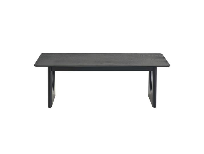 Table basse design rectangulaire noir L120 cm KUALA