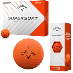 Callaway Supersoft Golfball 12er matt orange