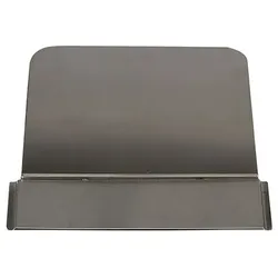 Mülleimer Zubehör Probbax Tafel Edelstahl matt Passt auf 1/4 Kreis als auch auf quadratische Behälter