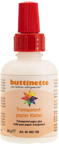 buttinette Transparentpapier Kleber, 50 g