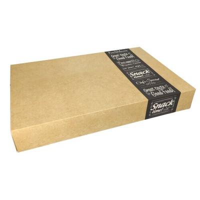 80x Catering-Kartons `pure` eckig 8 x 37,6 x 55,7 cm `Good Food` groß
