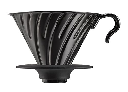HARIO V60 Metal Coffee Dripper 02 Mat Zwart