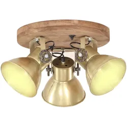 vidaXL Deckenlampe Industriestil 25 W Messing 42x27 cm E27
